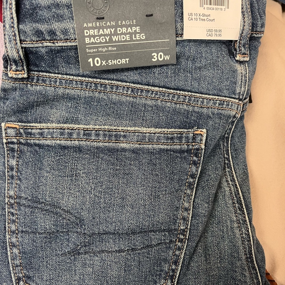 American Eagle Outfitters Blue Flare & Wide Leg Jeans